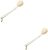 DOITOOL 2pcs Bendable Bath Brush Bathing Brush Back Brush Back Scrubber for Shower for Men Bathing Accessories