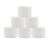 8 Oz (250g) White Plastic Jar with Dome Lid Refillable Make-up Cosmetic Jars Empty Face Cream Lip Balm Lotion Storage Container Pot Case Holder (Pack of 6)