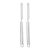 Cabilock 2pcs Pig Hair Shaving Knife Stainless Spatula Hair Remover Tool Cleaning Scraper Butcher Knife Shaved Pig Hair Pork Hair Blade Remover Stainless Steel Silver Cutter Blades Holder