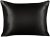 ShopBedding Luxury Satin Pillowcase for Hair ?C Standard Satin Pillowcase with Zipper, Black (1 per Pack) ?C Blissford