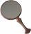 EQUALIZE Cosmetic Mirror Wooden Handle Mirror Handheld Makeup Mirror Beauty Salon Beauty Mirror Japanese Round Hand Mirror Personal Beauty Mirror