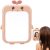Thinslimer Grass Desktop Mirror for Girls Portable Cute Makeup Desk Mirror with Stand Travel Beauty Cosmetic Mirror Grass Styling for Tabletop Bathroom Shower