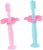 Gatuida 2pcs Toothbrushes Baby Toothbrush Baby Training Toothbrush Bristles Toothbrush Silicone Toothbrush Baby Oral Care Toothbrush Child Baffle Manual