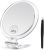 B Beauty Planet 30X Magnifying Mirror, Magnifying Mirror with Stand and Tweezers, Handheld Mirror with 30X/1X Magnification, Compact Mirror for Traveling, 30X Makeup Mirror for Pluck Eyebrows