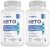 Fit Form Keto, Advanced Ketogenic Pill Shark Formula 1300mg, Made in The USA, (2 Bottle Pack), 60 Day Supply Tank