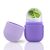 IMEASY Ice Roller for Face and Eye, Ice Face Roller,Facial Beauty Ice Roller Skin Care Tools, Ice Facial Cube, Gua Sha Face Massage, Silicone Ice Mold for Face Beauty (Purple)