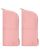 Makeup Brush Case Travel Makeup Brush Holder Portable Makeup Brush Bag Professional Cosmetic Bag Artist Storage Bag Essentials Stand-up Foldable Makeup Cup（Pink, small two pack)