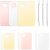 3PCS Acrylic Cosmetic Palette with 3PCS Spatula Tool, Makeup and Drawing Mixing Palette for Liquid Foundation Eye Shadow Oil Paints