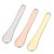 JJLFresheners Metal Cosmetic Spatulas, Makeup Spoon Mini Eye Cream Applicator Facial Cream Mask Scoop Tool Tiny Spatulas for Cosmetics Beauty Accessories(Gold, Silver, Rose Gold) 3PCS