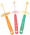 LALAFINA 3pcs Toothbrush Soft Fur Toy Child Nano Material