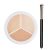 Concealer Contour Palette With Brush,3 In 1 Color Correcting Highlight Concealer Contour Makeup Palette,color corrector for dark circles??Contouring foundation palette Waterproof&Long-Lasting,contouring makeup kit for beginners Dark Circles.(White)