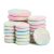 24 Pack Tie-Dye Makeup Powder Puffs for Loose and Pressed Powder, Extra Large, Large, Small (3 Sizes)