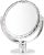 LKHG Round Double-Sided Vanity Mirror, 7X Magnification Makeup Mirror, 360?? Rotating Desktop Beauty Mirror, Independent Desktop Makeup Mirror, Silver
