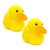 Baby Sponge – Fun Bath Toy for Children – Made of PU Foam, High-Density, High-Absorbent, Safe, and Durable – General Washing, Showering, Bathing, Bubble Bath, and Body Cleaning (Duck 2 Pieces)