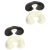 FOMIYES 2pcs Perm Shoulder Rest Color Bowls for Hair Salon Hair Coloring Supplies Hairdressing Neck Tray Bathtub Pillow Perm Tray Sponges Barber Hair Neck Tray Hair Coloring Products Sink