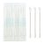 Sppry Cotton Swabs – Individually Wrapped Double Tipped Paper Sticks for Ear, Make-up, 100 Count (White, Round/Earpick End)