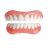 1Set Dentures Veneers Tooth,Temporary Smile Snap Tooth,Dental Care Kits for Anti Molar Orthodontic Cosmetic Teeth