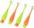 NOLITOY 4 Pcs Carrot Toothbrush Oral Toothbrush Soft Contoured Bristles Dental Teeth Brush Deep Clean Toothbrush Soft Bristle Brush Hair Manual Teeth Brush for Kids Travel Deep Cleaning Pp