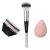 Real Perfection Foundation Brush Makeup Brushes Set Kabuki Brush Self Tanner Dual-sided Blush Concealer Brush Makeup Brush Set Sponge Blending Brush for Buffing Foundation Cream Powder Make up Brushes