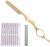 Minkissy Hair Styling Thinning Texturizing Cutting Faether Razor Shaving Razors With 10Pcs Replacement Blades Razor Hair Thinning Hair Texturizing Cutting Hair Cutting Tools For Hair Salon