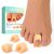 P0PUOUYE Hammertoe Corrector – 6 Pack Toe Splints – Soft Gel Toe Straighteners – Realign Bent, Curled, Crooked, Claw, Hammer Toes – Toe Corrector for Men and Women, 3 Different Sizes (Beige)-3