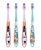 Jordan* Step 3 Kids Toothbrush, 6-9 Years, Soft Bristles, BPA Free – 4 Pack – Blue & Pink