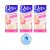Q-Tips Precision Tips Cotton Swabs Bundle 170 Count 100% Cotton Pointed Tip for Ears, Cosmetics, Makeup Application, Disposable, Cleaning Small Areas with Blossomable Compact Mirror (3-Pack)