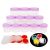 GreatforU 12pcs 20 Gram 20ml Small Empty Sample Jars, Refillable Cosmetic Container, Plastic Round Pot PURPLE Screw Cap Lid, Tiny 20g Bottle Travel Size for Makeup Eye-shadow Nails Salves Ointments