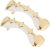 Irregular Hip Hop False Tooth Set Halloween Festival Hip Hop Tooth Decoration Accessory (Gold Color)