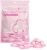 Classycoo Compressed Towel 100 PCS Mini Tablets Disposable Portable Face Towel Cotton Coin Tissue for Travel, Camping, Hiking, Sport, Beauty Salon, Home Hand Wipes and Other Outdoor Activities Pink