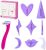 BolianOvi 9Pcs Bikini Trimmer Stencil for Women Pubic Hair Shaver, Hair Remover Grooming Kit Reusable Charming Female Privates Secret Intimate Shaping Tool