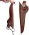 Scissor Pouch Holster,Salon Hair Scissor Bag,Real Leather Scissors Safety Sheath,Protects Trimming Hair Cutting Beard Mustache Cosmetologist Scissors Cover, 2 Pack V002-SSH (V-002-SSH-Coffee)