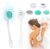 Hotodeal Electric Body Scrubber with 5 Large Brush Heads,Long Handle Shower Back Scrubber for Body,3 Gear Adjustment Deep Cleansing Body Scrub Brush for Women & Men & Elderly