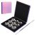 Beaupretty Empty Magnetic Palette Makeup Eyeshadow Palette with Round Metal Pans and Depotting Spatula Set for Eyeshadow Lipstick