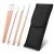 4 PCS Pedicure Knife Set Professional Ingrown Toenail Knife Tools Stainless Steel Nail Knives Cuticle Remover Kit Foot Repair Blade with Storage Bag for Corn Callus Home Beauty Salon – Rose Gold