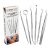 Dental Tools Professional Teeth Cleaning Oral Hygiene Stainless Steel Kit, for Teeth Cleaning, Tarter Plaque Remover Oral Care Set ideal for Dentist, Family and Animals Use (6Pack)
