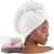 Umisleep 3 Pack Microfiber Hair Towel Wrap for Curly Hair, Super Absorbent Hair Drying Towel for Women, Kids, Hair Care Accessories, Hair Turban for Wet Hair (Grey, White, Pink)