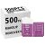 Tatuo 500 Pcs Makeup Remover Wipes Bulk Individually Wrapped Makeup Wipes Bathing Make up Removers Wipes for Travel Hotel Skin Care Face Cleansing Remove Makeup Lipstick Mascara Oil Dirt (Pink)