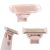 Razor Replacement Heads Compatible with Flawless Nu Razor, Rose Gold Plated Body Replacement Head with Covers, Hair remover Replacement Head Compatible with Finishing Touch Razor for Women (2 Count)