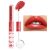 Espoce Liquid Lipstick with Clear Lip Gloss, Liquid Lip Color Lip Makeup, Long-Lasting Non-Stick Cup Not Fade High Pigmented, 0.14 Oz (02)
