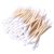 RIKWOG Cotton Swabs, 1200 Count Bamboo Sticks Cotton Swabs Cotton Buds with Wooden Handles For Ears Makeup or Nails Personal Care