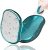 EPSPIC Crystal Hair Eraser, Magic Crystal Hair Remover Painless Exfoliation for Women and Men, [Reusable & Washable] Quick and Easy Painless Hair Removal Exfoliation Tool for Legs, Back Arms [Blue]