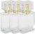 haillusty Set of 3 50ml Clear Glass Spray Perfume Bottles – Refillable Elegant Beauty Cosmetic Containers-style1