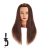 Traininghead 20-22″ Female 100% Human Hair Mannequin Head Hair Styling Training Head Cosmetology Manikin Head Doll Head for Hairdresser with Free Clamp (brown)??14-16” ??