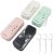 4Pcs Portable Travel Flosser Dispensers with 48 Floss Picks, Reusable Dental Floss Portable Case, Floss Pick Cases, Floss Stick Organizers, Floss Dispenser for Travel (4 Color)