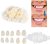 100 Pcs A2 Color Dental Temporary Crown Veneers – Tooth Repair Kit for Missing & Broken Teeth, Orthodontic Care Solution – Temporary Fake Teeth Replacement Set