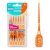 TEPE Dental Floss Picks, Tooth Picks Flossers, Floss Sticks, EasyPicks XS/S, Orange, 60 Pk