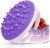 Scala Silicone Cellulite Massager, Kids Bath Shower Scrubber Accessories, Kids Bathroom Toys, Cellulite Remover, Body Massager Tool, Exfoliator, Fat Roller Use with Creams and Oils, Purple