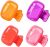 Eaezerav 4 Pack Toothbrush Covers Caps, Toothbrush Protector Toothbrush Coverings Clips Portable Plastic Toothbrush Head Case for Travel, Business, Camping, School, Home