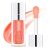 Plumping Lip Oil, Hydrating Lip Gloss Tinted Lip Balm Lip Care Transparent Toot Lip Oil, Lip Oil Tinted Non-Sticky Nourishing Long Lasting Repairing Lightening Lip Lines and Dry Lips (Pink)